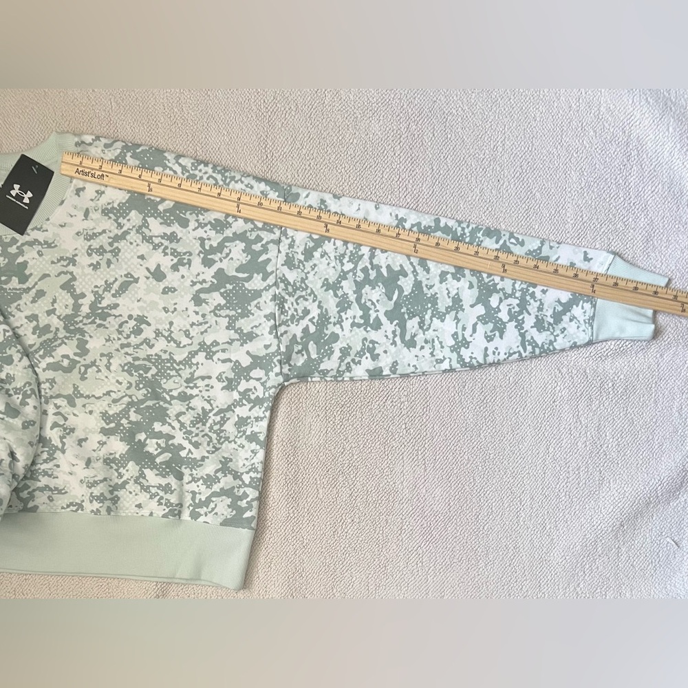 UNDER ARMOUR Camo Rival Fleece Crew Pullover Sweatshirt Loose Women’s | Size: M - Picture 11 of 12